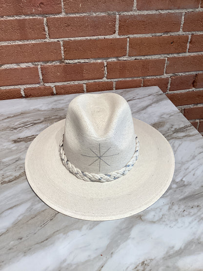 White Palm Hat- Front Burst