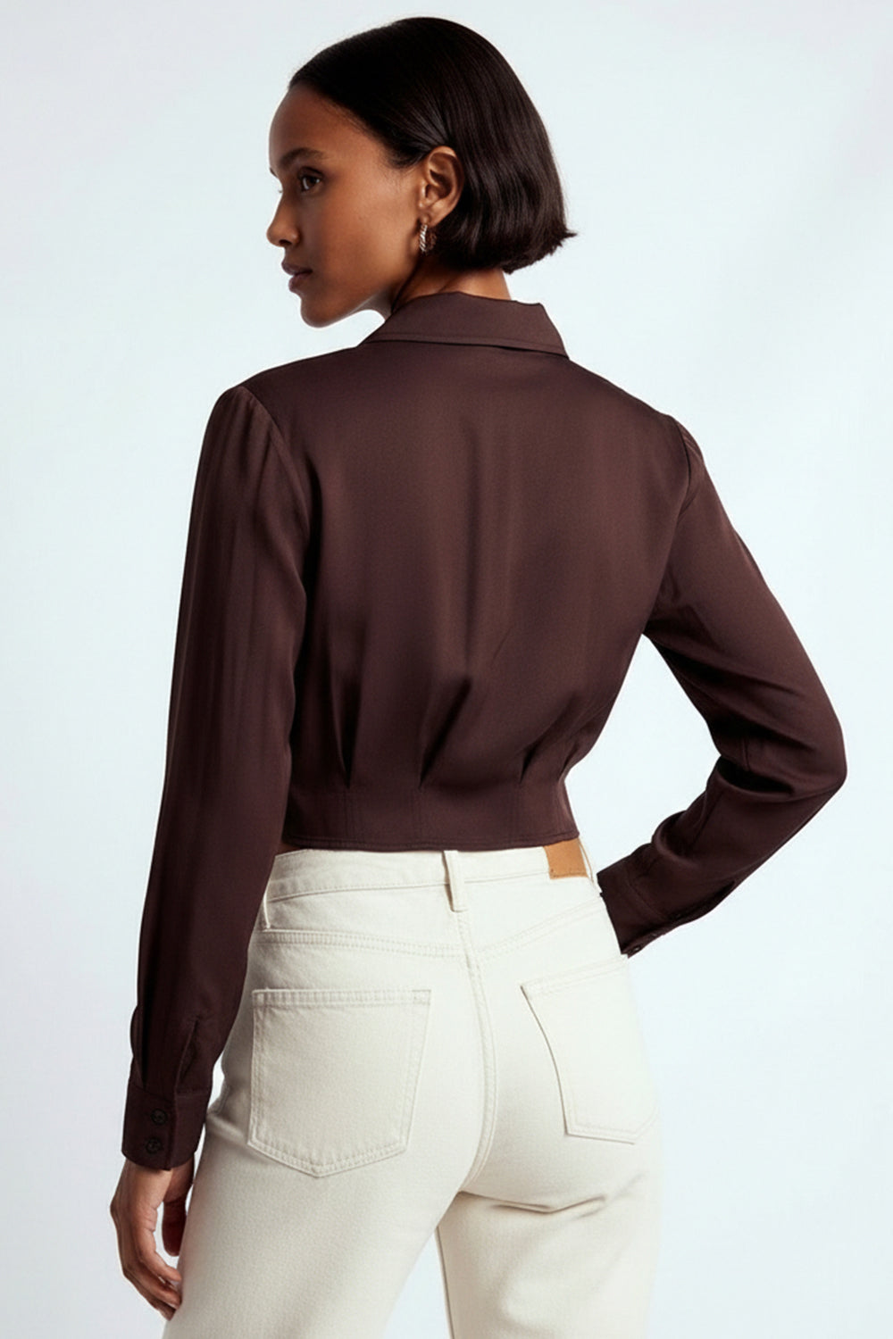 Paisley Shirt- Brown