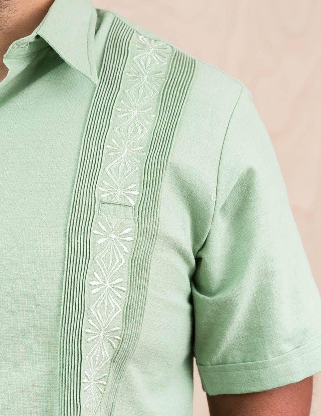 Guayabera Guayamisa Shirt - Fern Green