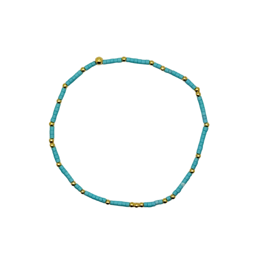 Turquoise Bitty Bauble Bracelet
