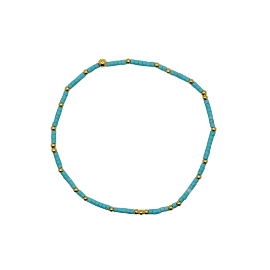 Turquoise Bitty Bauble Bracelet