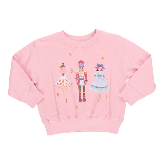 Girls Organic Nutcracker Sweatshirt