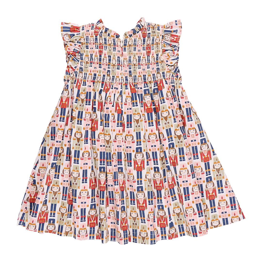 Girls Stevie Dress- Vintage Nutcracker