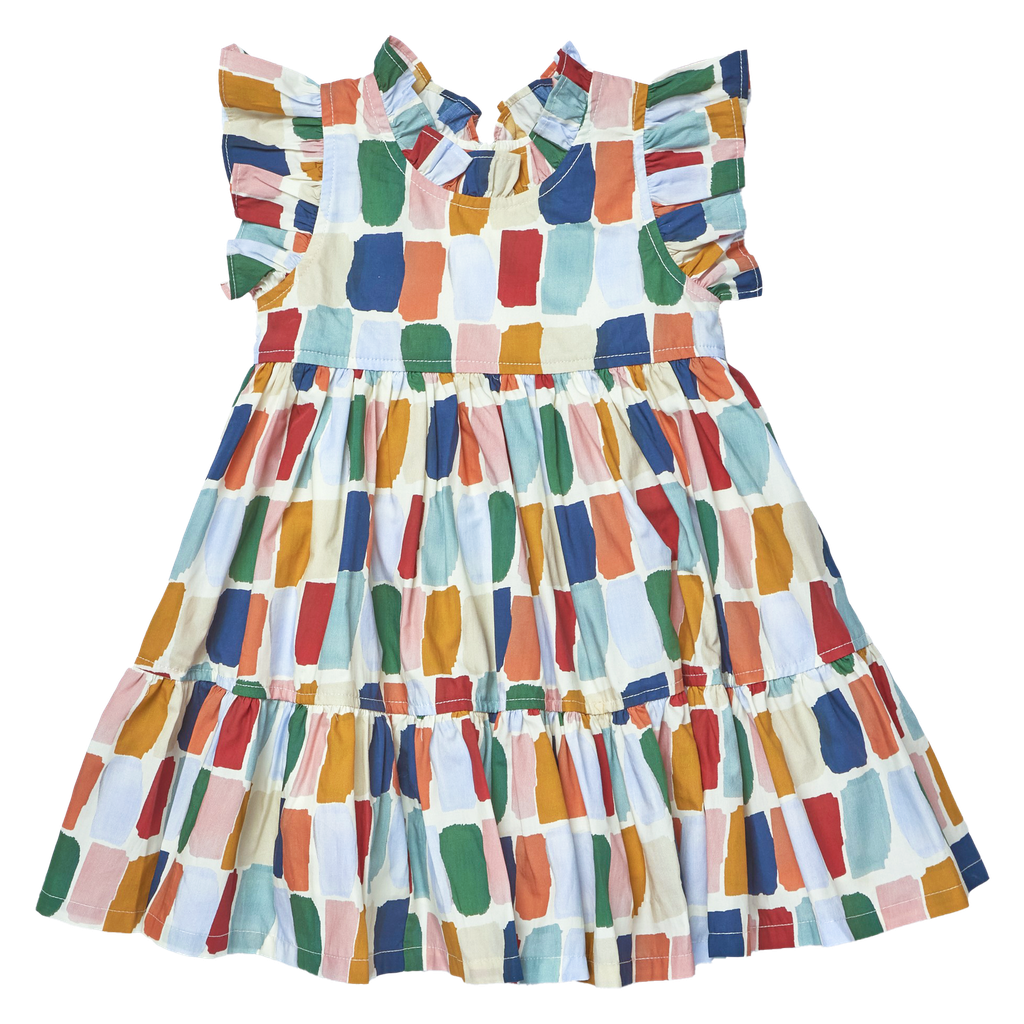 Girls Jennifer Dress- Fall Paint Swatches