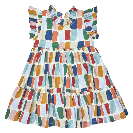 Girls Jennifer Dress- Fall Paint Swatches