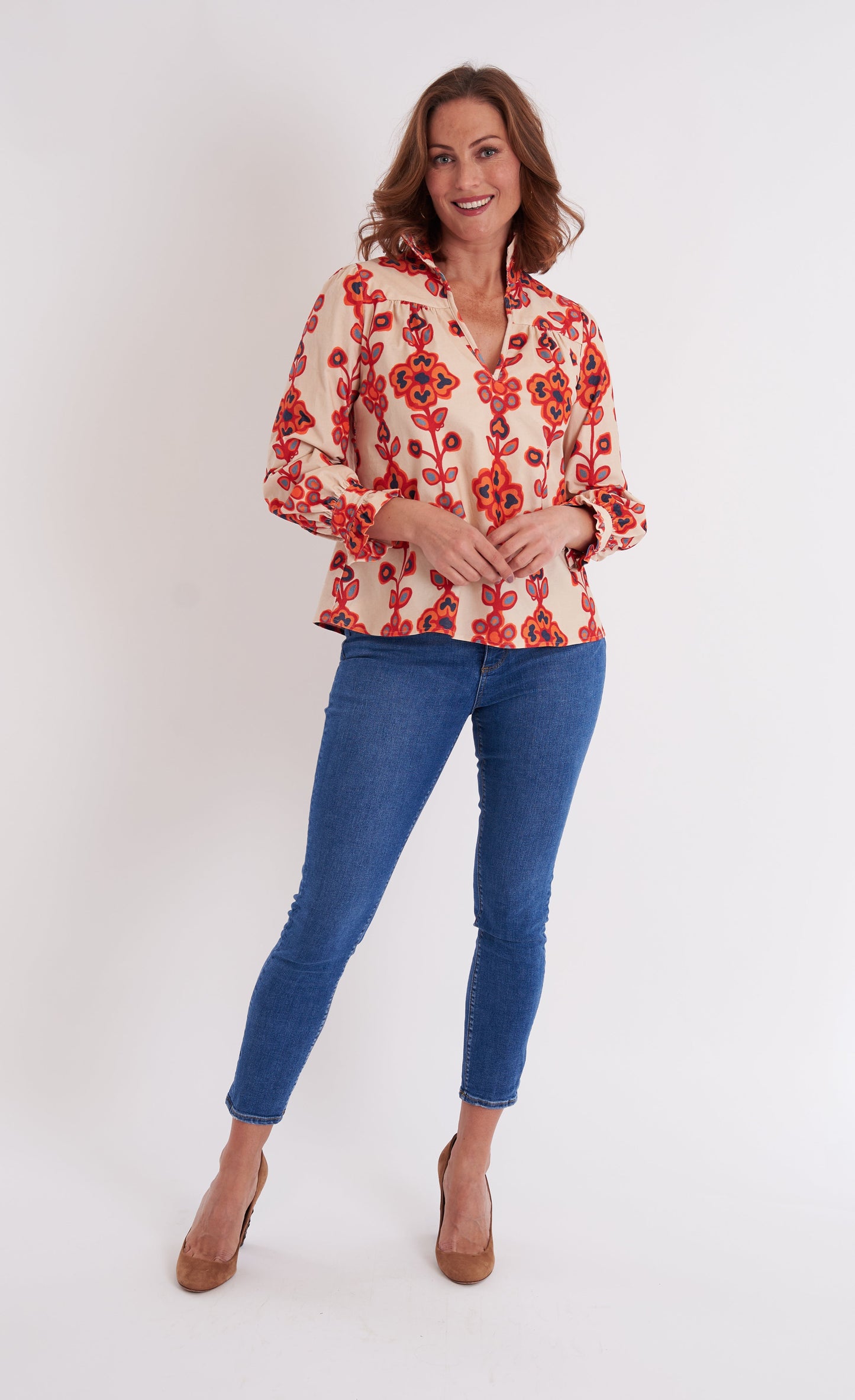 Aspen Blouse- Serendipity Praline