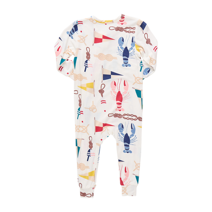 Baby Bamboo Romper- Nautical Notions