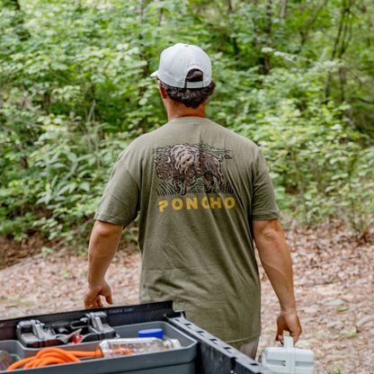 Roaming Bison T-Shirt by Poncho