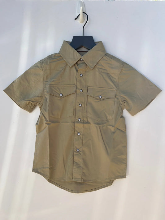 Boys Reata Short Sleeve Shirt- Haystack