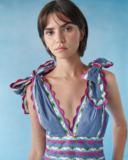 Chelili Dress- Blue