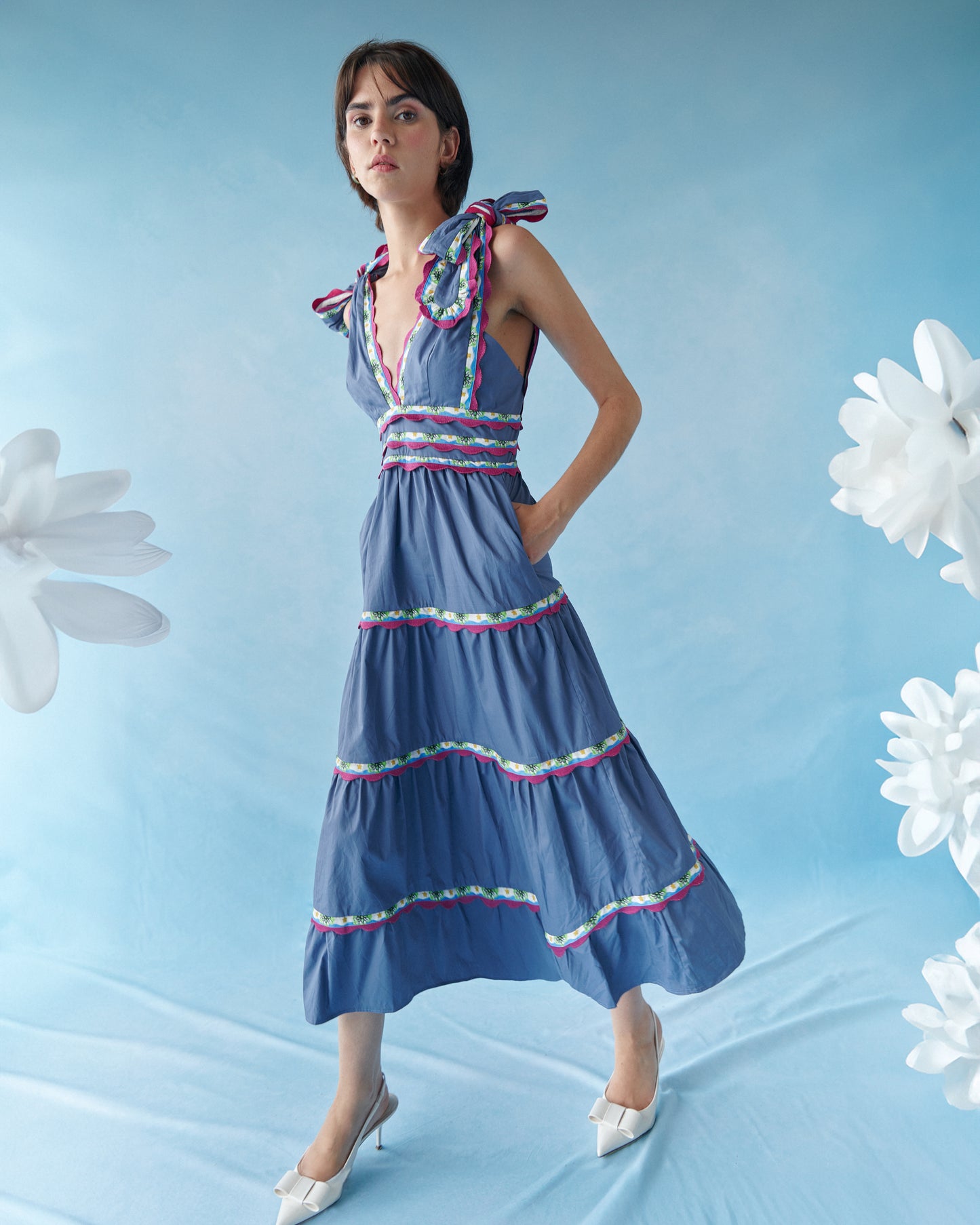 Chelili Dress- Blue