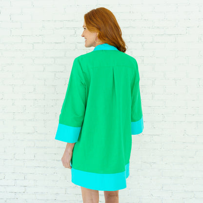 Carrie Short Dress- Green