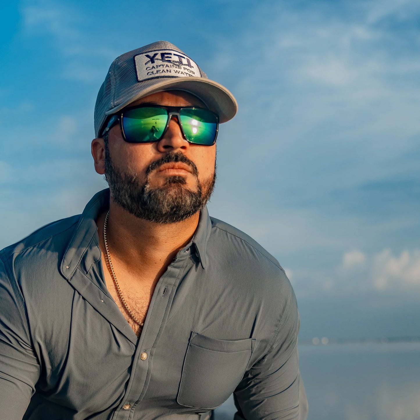 The Busted Prop by Poncho- Slate Blue