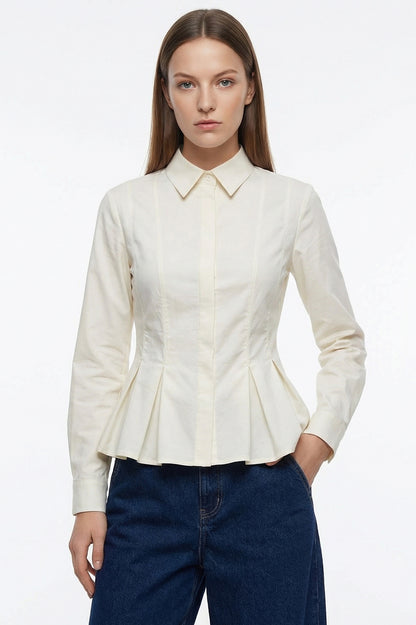 Movela Shirt- Ecru