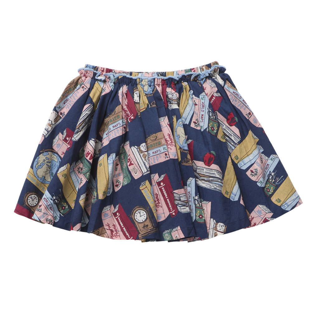 Girls Gianna Skirt- Bookshelf