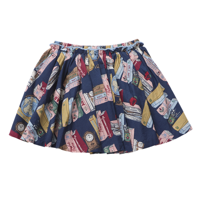 Girls Gianna Skirt- Bookshelf