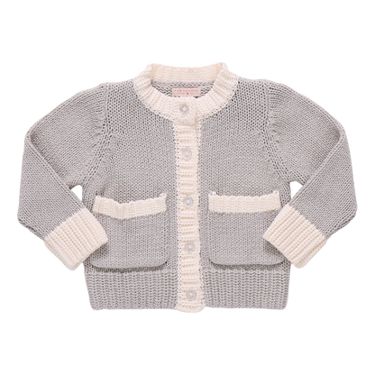 Girls Cali Sweater- Heather Gray