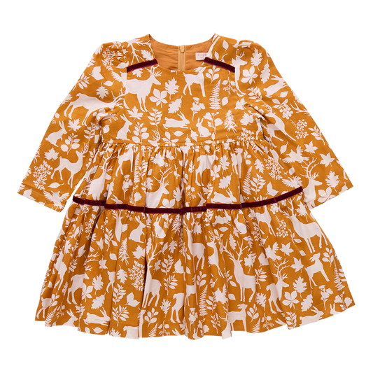 Girls Lennon Dress- Harvest Botanical