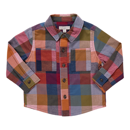 Boys Jack Shirt- Harvest Check