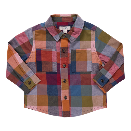 Boys Jack Shirt- Harvest Check