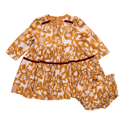 Baby Girls Lennon Dress Set-  Harvest Botanical