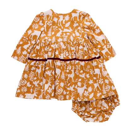 Baby Girls Lennon Dress Set-  Harvest Botanical