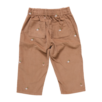 Boy Jackson Pant- Mallard Embroidery