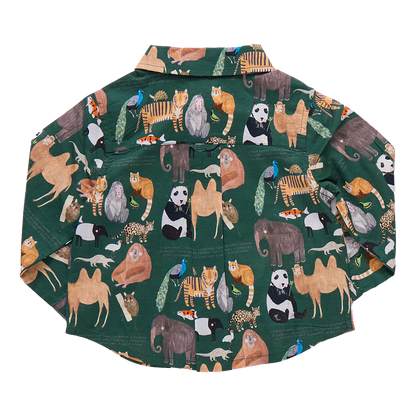 Baby Boys Jack Shirt- Animals of Asia
