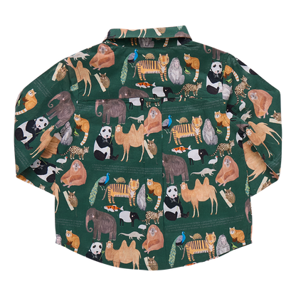 Boys Jack Shirt- Animals of Asia