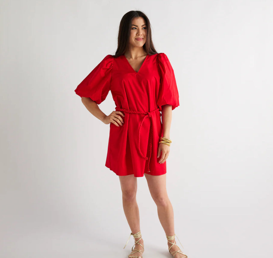 Lila Dress- Red