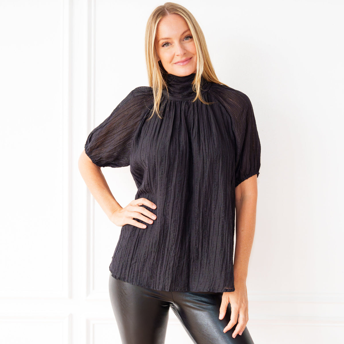 Ryan Holiday Bow Top- Black