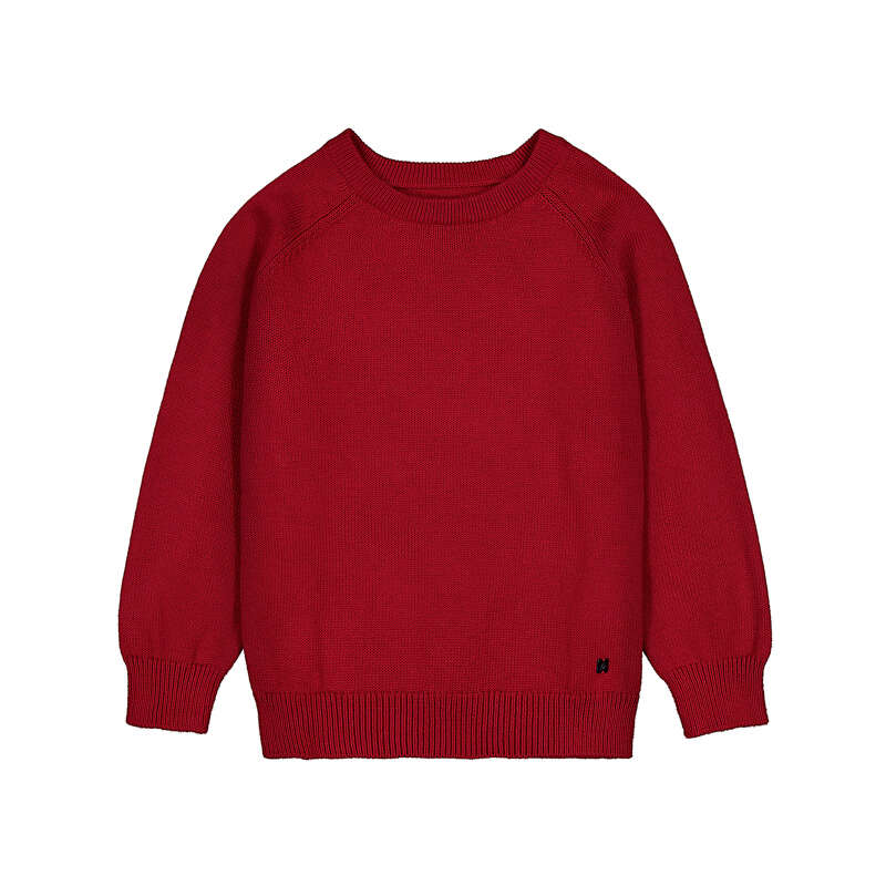 Crew Neck Jumper- Red