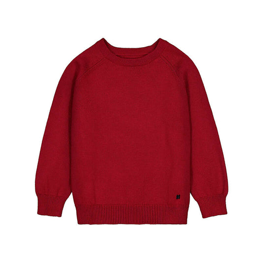 Crew Neck Jumper- Red