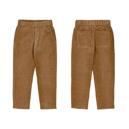 Dark Corduroy Joggers