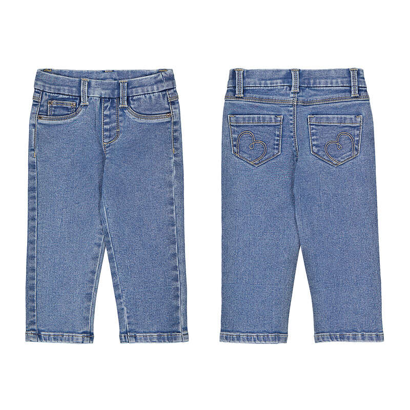 Girls Basic Denim Pants- Light