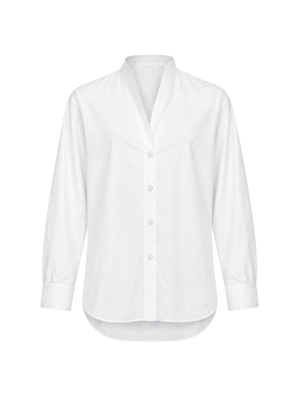 Betsey Button Down- Optic White
