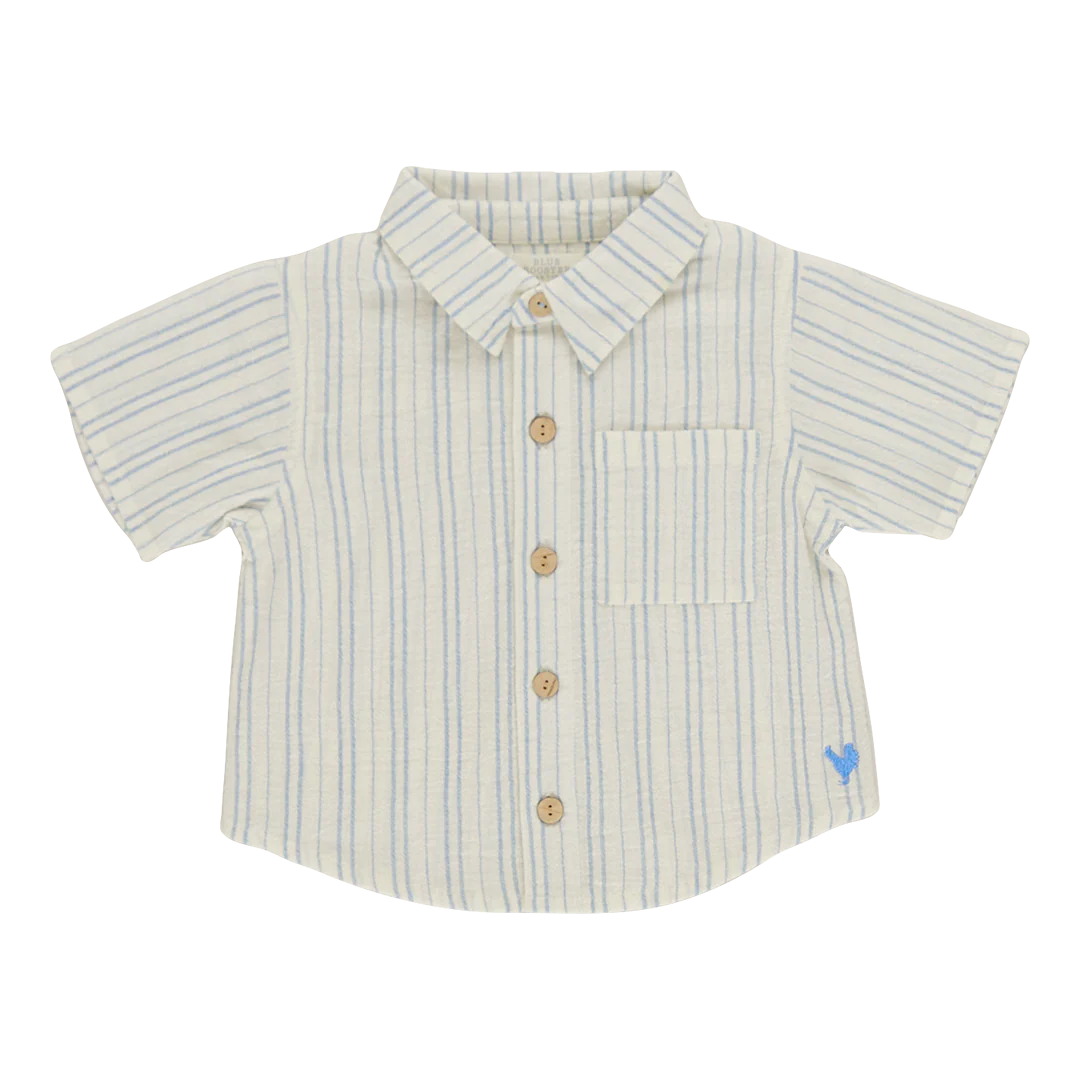 Baby Boys Jack Shirt- Riviera Stripe