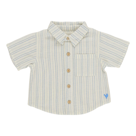 Baby Boys Jack Shirt- Riviera Stripe