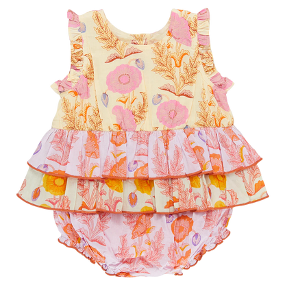 Baby Girls Heidi Bubble- Gilded Floral Mix