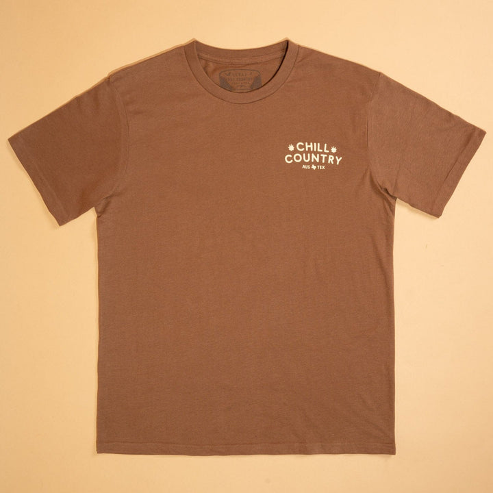 Chill Country ATX Tee- Bison Brown