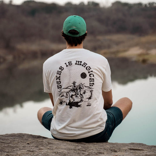 Texas is Magical Tee- Vintage White