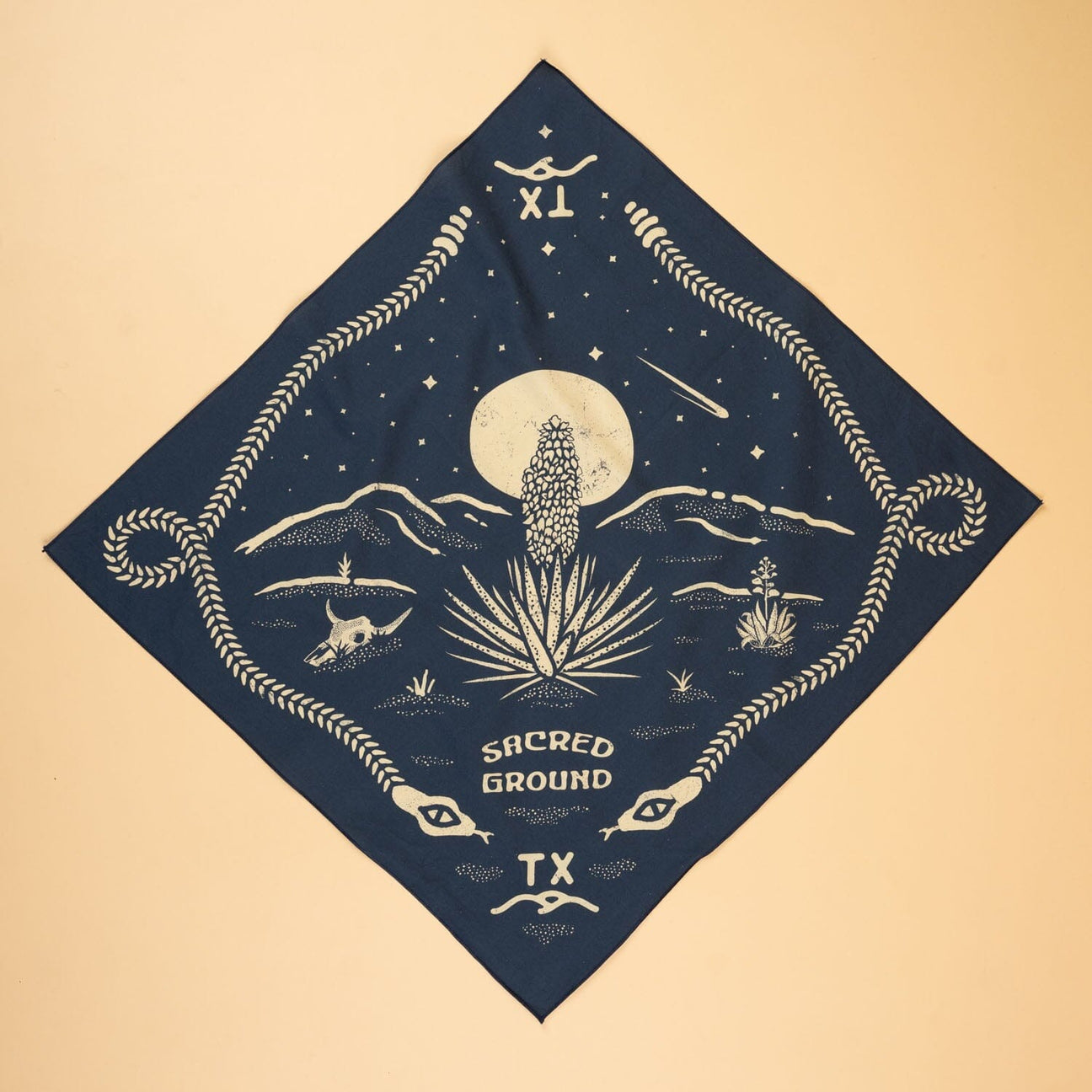 Sacred Ground Bandana- Navy