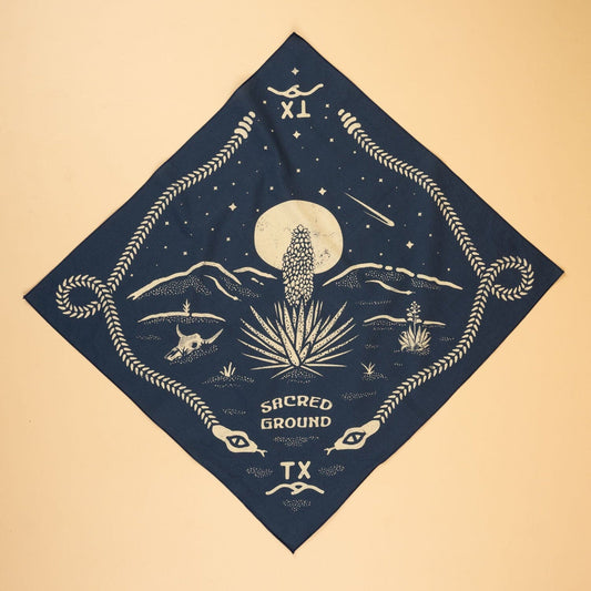 Sacred Ground Bandana- Navy