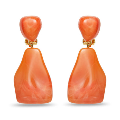 WILMA APRICOT DROP EARRINGS