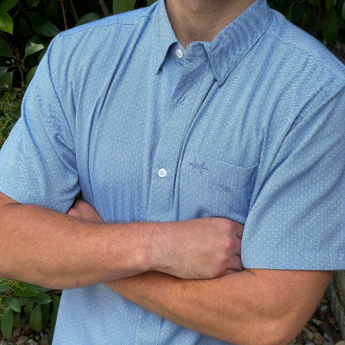 Standard Short Sleeve- Crystal Blue