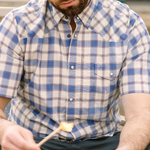 Short Sleeve Western Field Shirt- Meridian