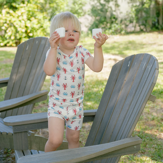 Kids Bamboo PJ Set- Tiny Claws