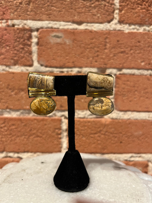Jan McLaughlin Earrings- Jasper