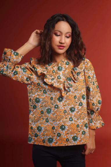 Trish Top by Sohana- Latte