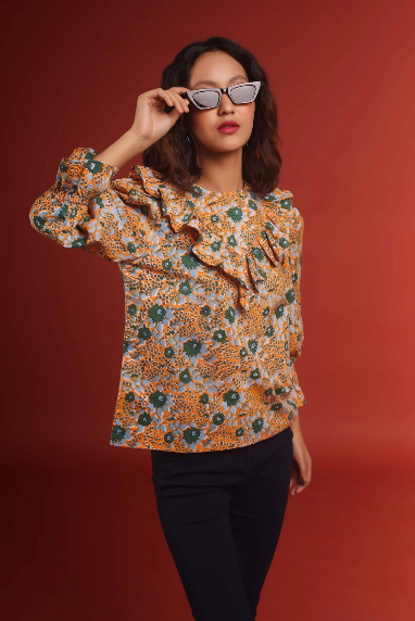 Trish Top by Sohana- Latte